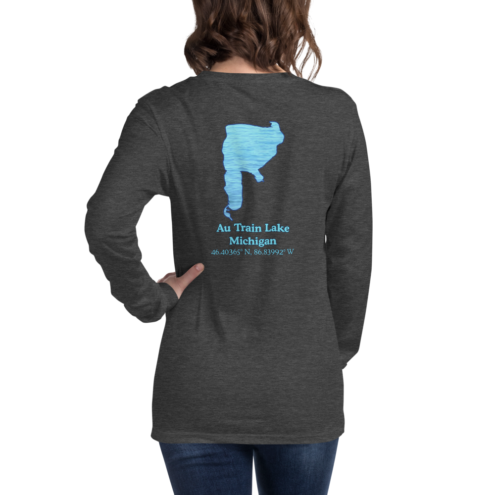 Au Train Lake Long Sleeve Unisex T-shirt