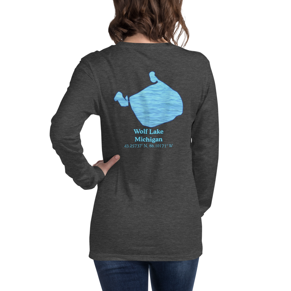 Wolf Lake Long Sleeve Unisex T-shirt