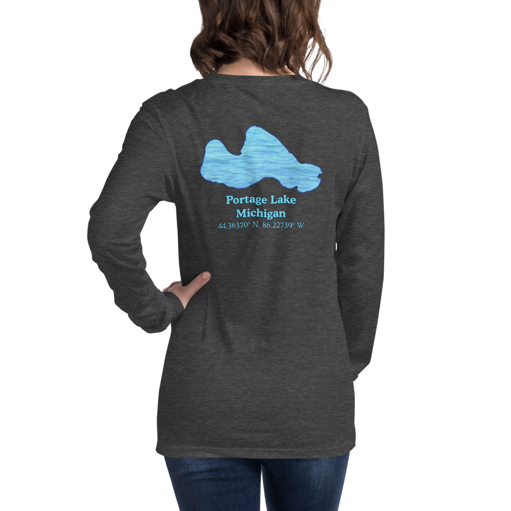 Portage Lake Long Sleeve Unisex T-shirt