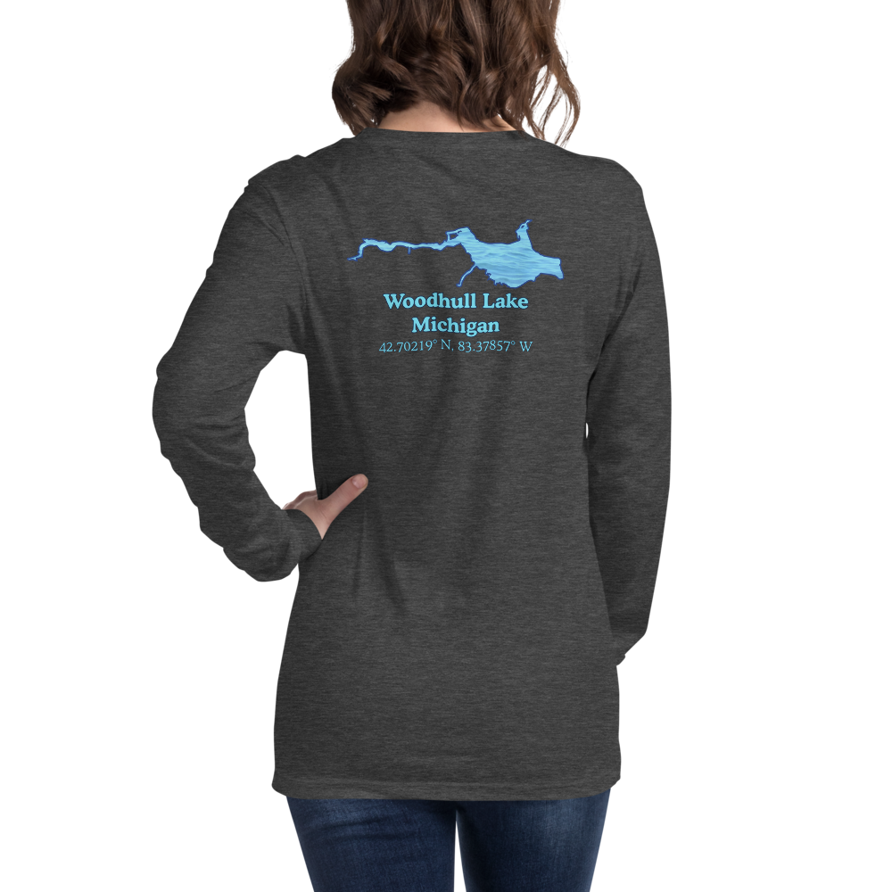 Woodhull Lake Long Sleeve Unisex T-shirt