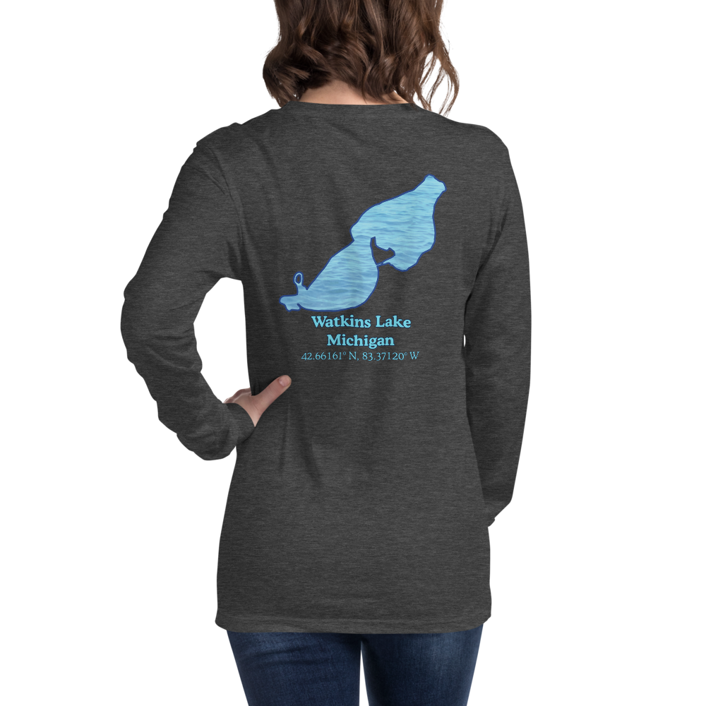 Watkins Lake Long Sleeve Unisex T-shirt