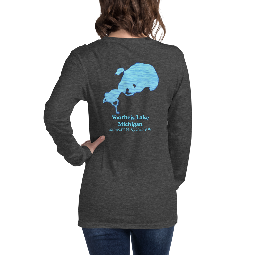 Voorheis Lake Long Sleeve Unisex T-shirt