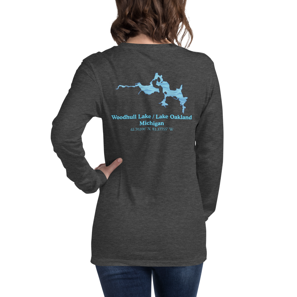 Woodhull Lake / Lake Oakland Long Sleeve Unisex T-shirt