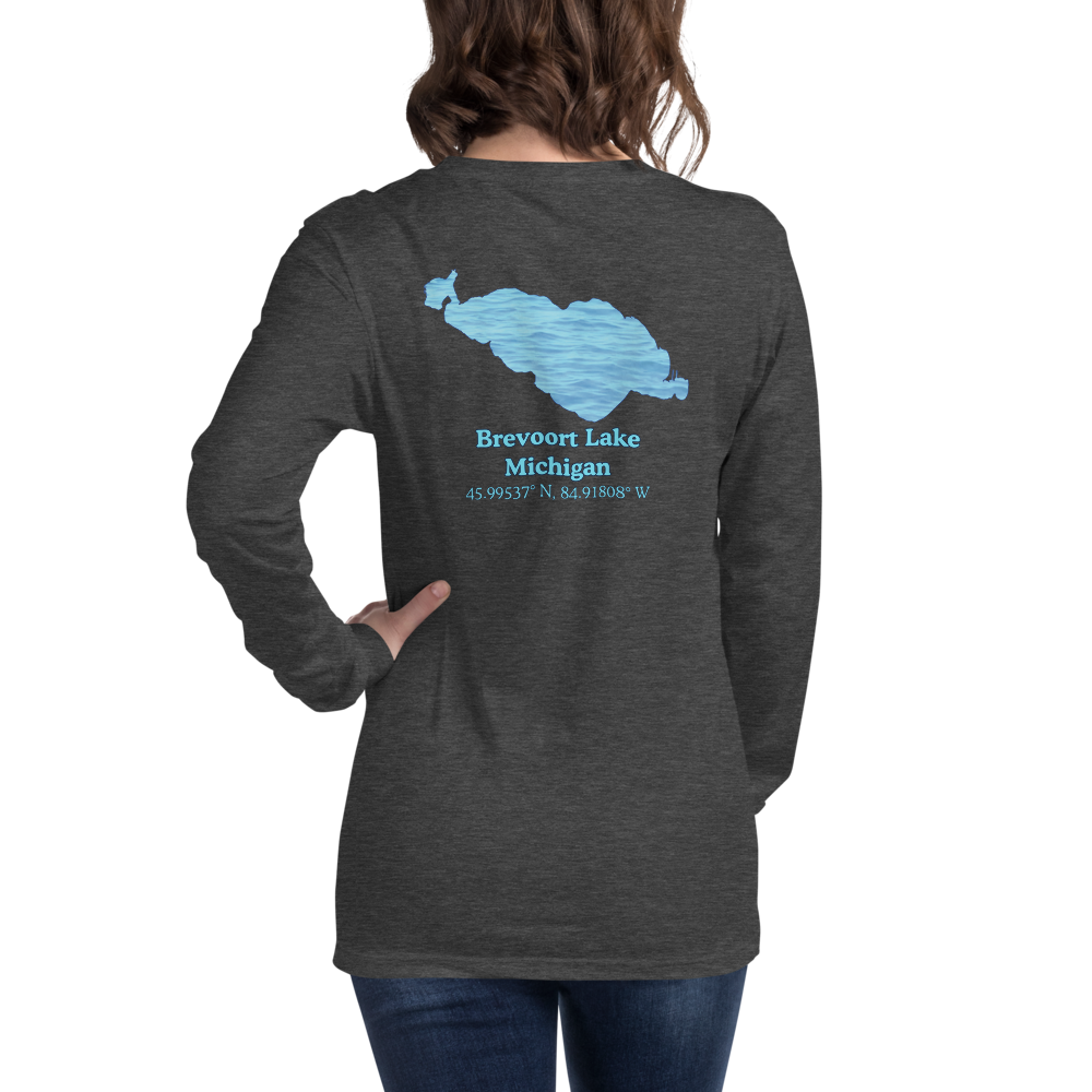 Brevoort Lake Long Sleeve Unisex T-shirt