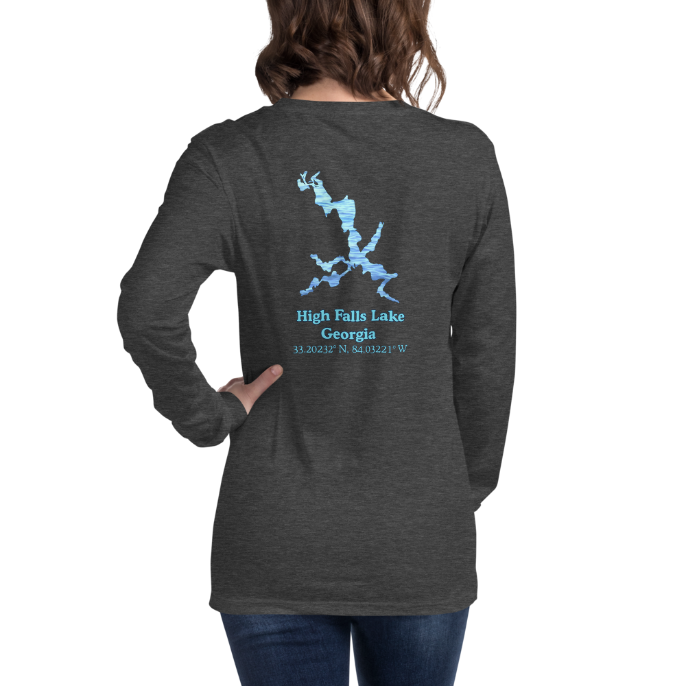 High Falls Lake Long Sleeve Unisex T-shirt