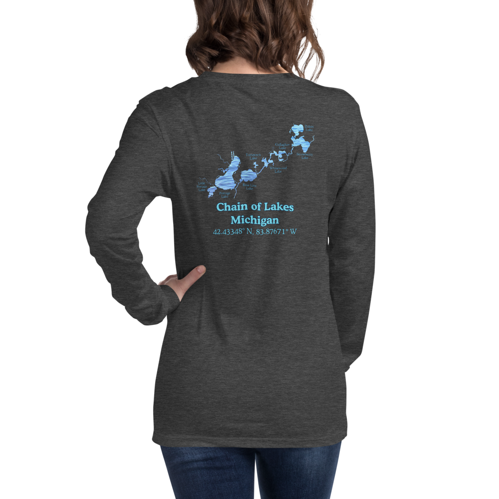 Chain of Lakes Long Sleeve Unisex T-shirt