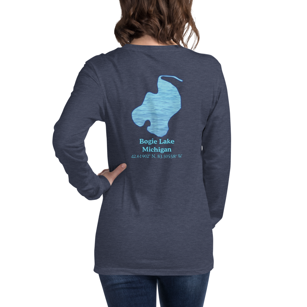Bogie Lake Long Sleeve Unisex T-shirt