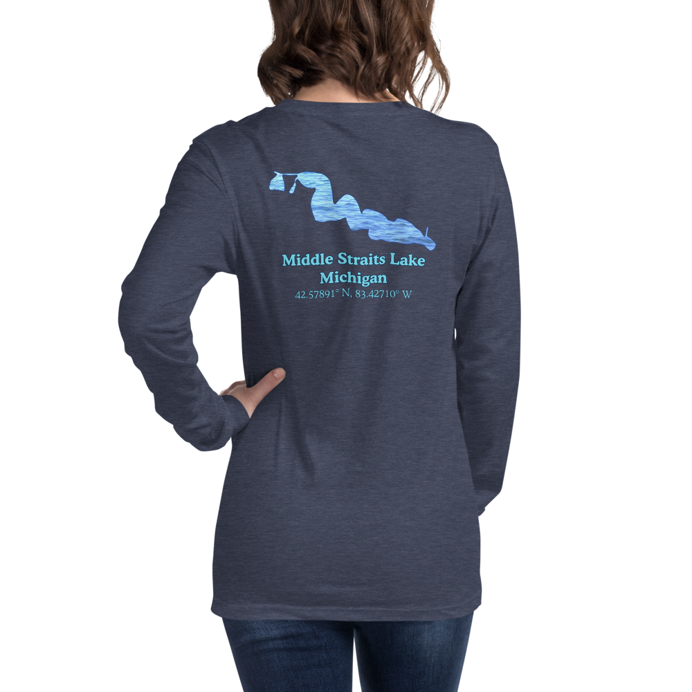 Middle Straits Lake Long Sleeve Unisex T-shirt