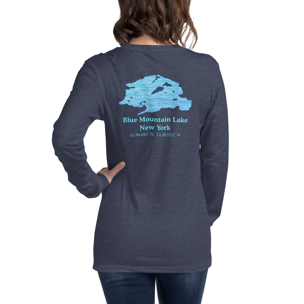 Blue Mountain Lake Long Sleeve Unisex T-shirt
