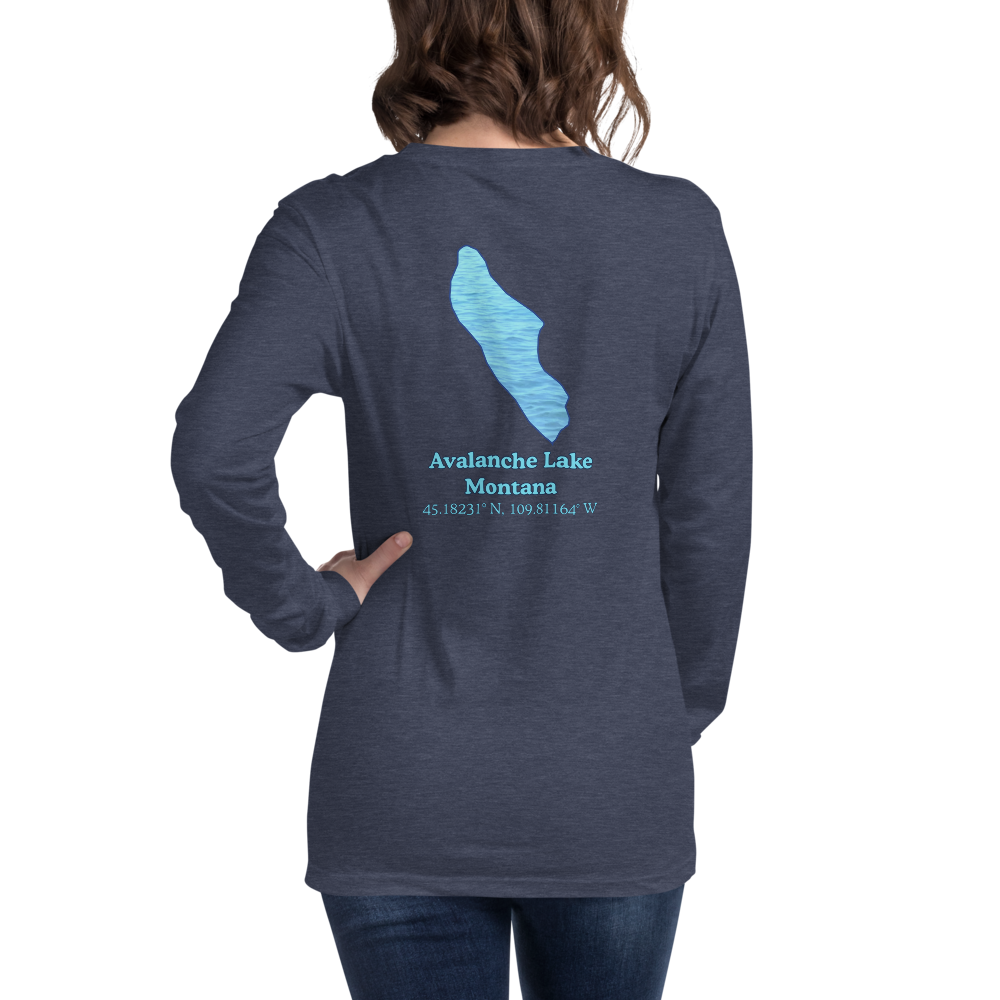 Avalanche Lake Long Sleeve Unisex T-shirt