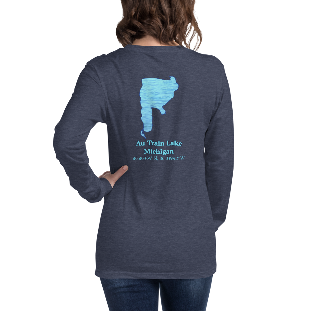 Au Train Lake Long Sleeve Unisex T-shirt