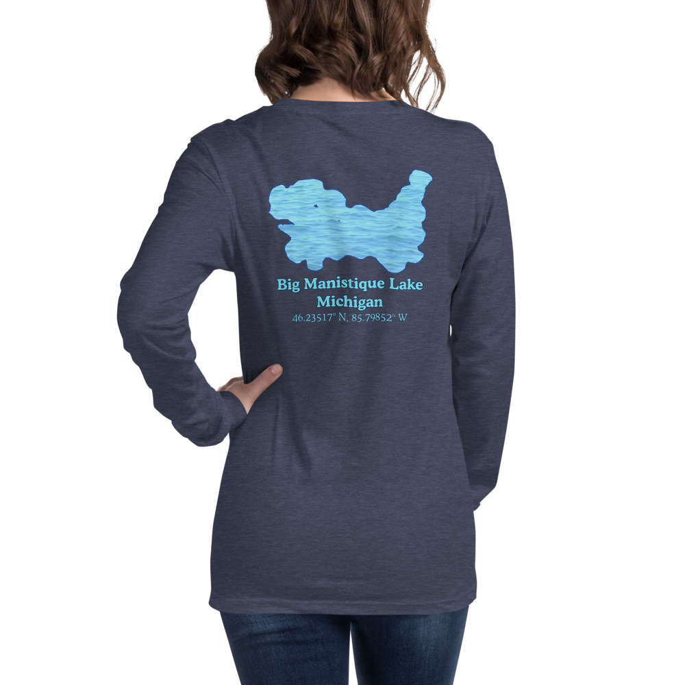 Big Manistique Lake Long Sleeve Unisex T-shirt