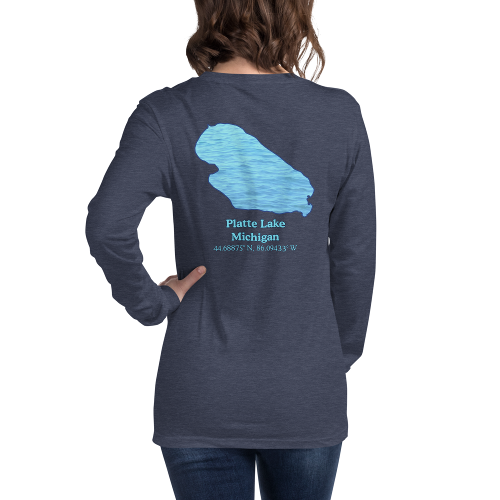 Platte Lake Long Sleeve Unisex T-shirt