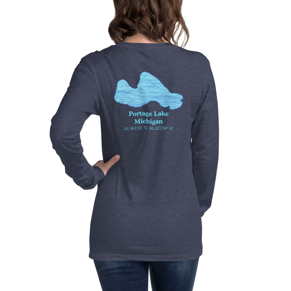 Portage Lake Long Sleeve Unisex T-shirt
