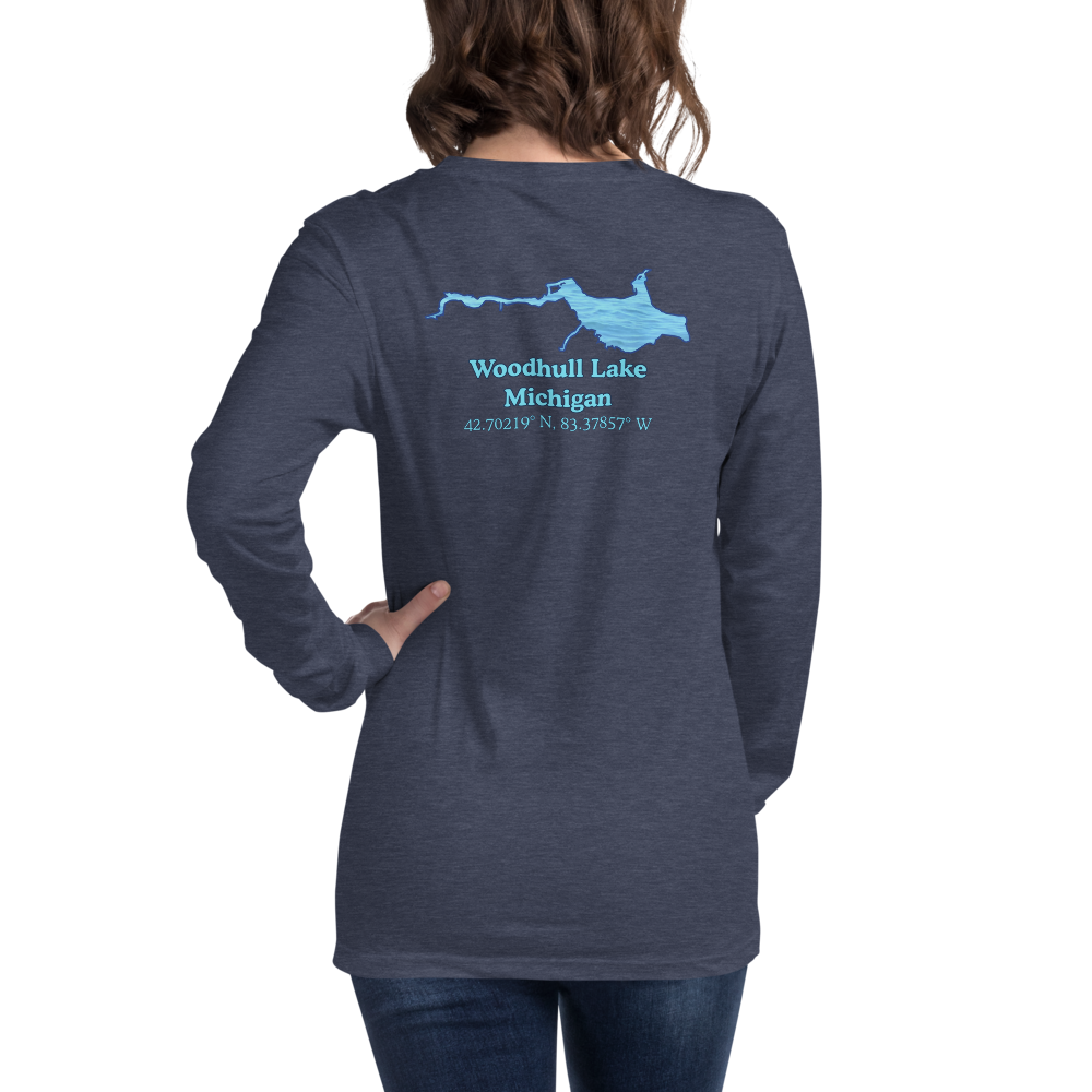 Woodhull Lake Long Sleeve Unisex T-shirt