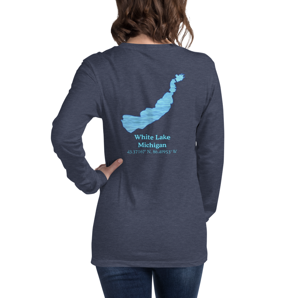 White Lake Long Sleeve Unisex T-shirt