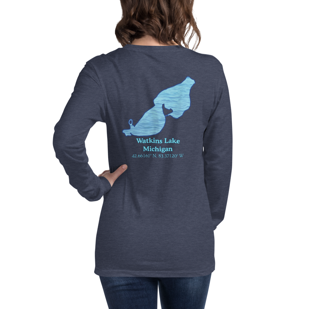 Watkins Lake Long Sleeve Unisex T-shirt
