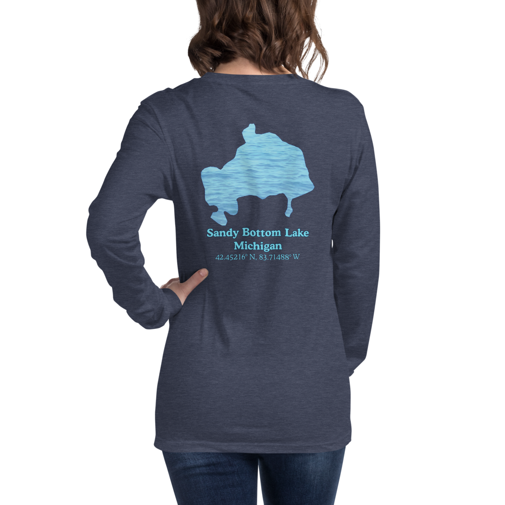 Sandy Bottom Lake Long Sleeve Unisex T-shirt