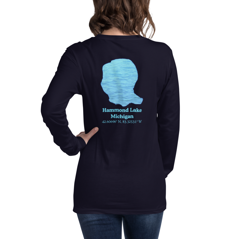 Hammond Lake Long Sleeve Unisex T-shirt