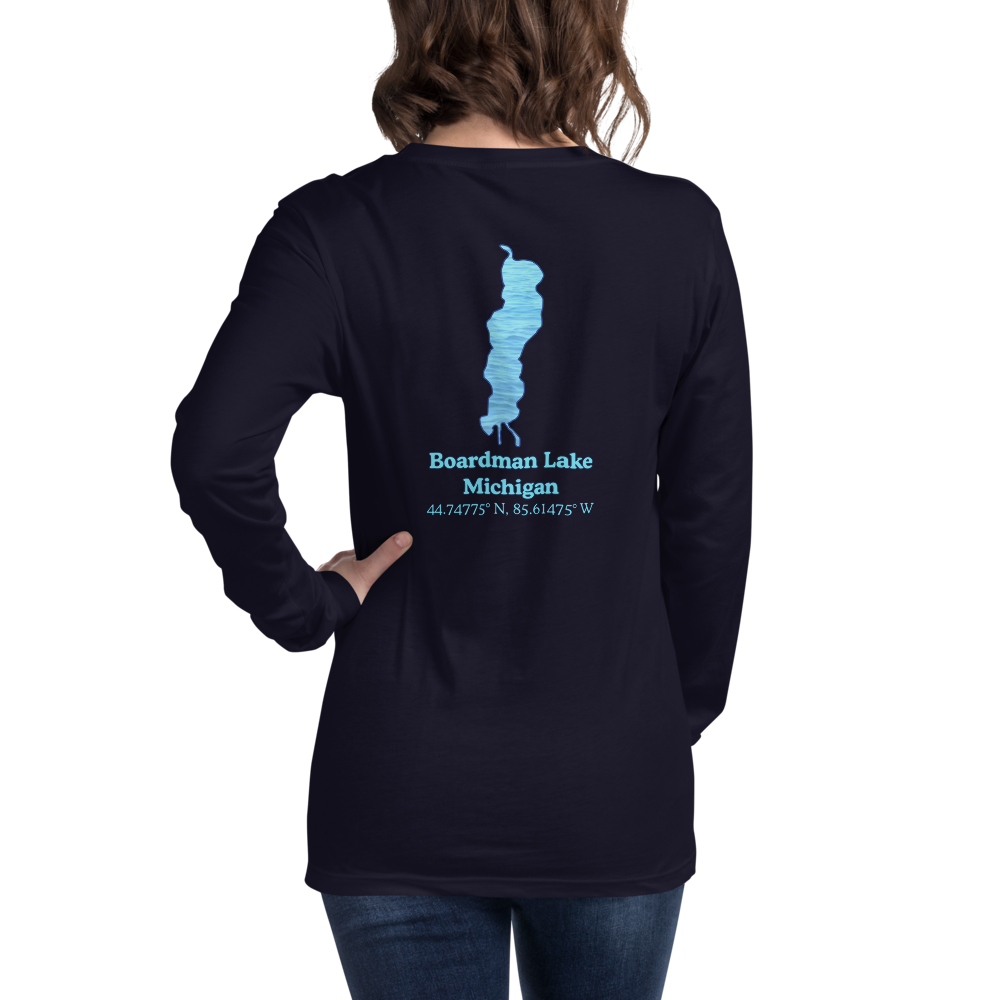 Boardman Lake Long Sleeve Unisex T-shirt