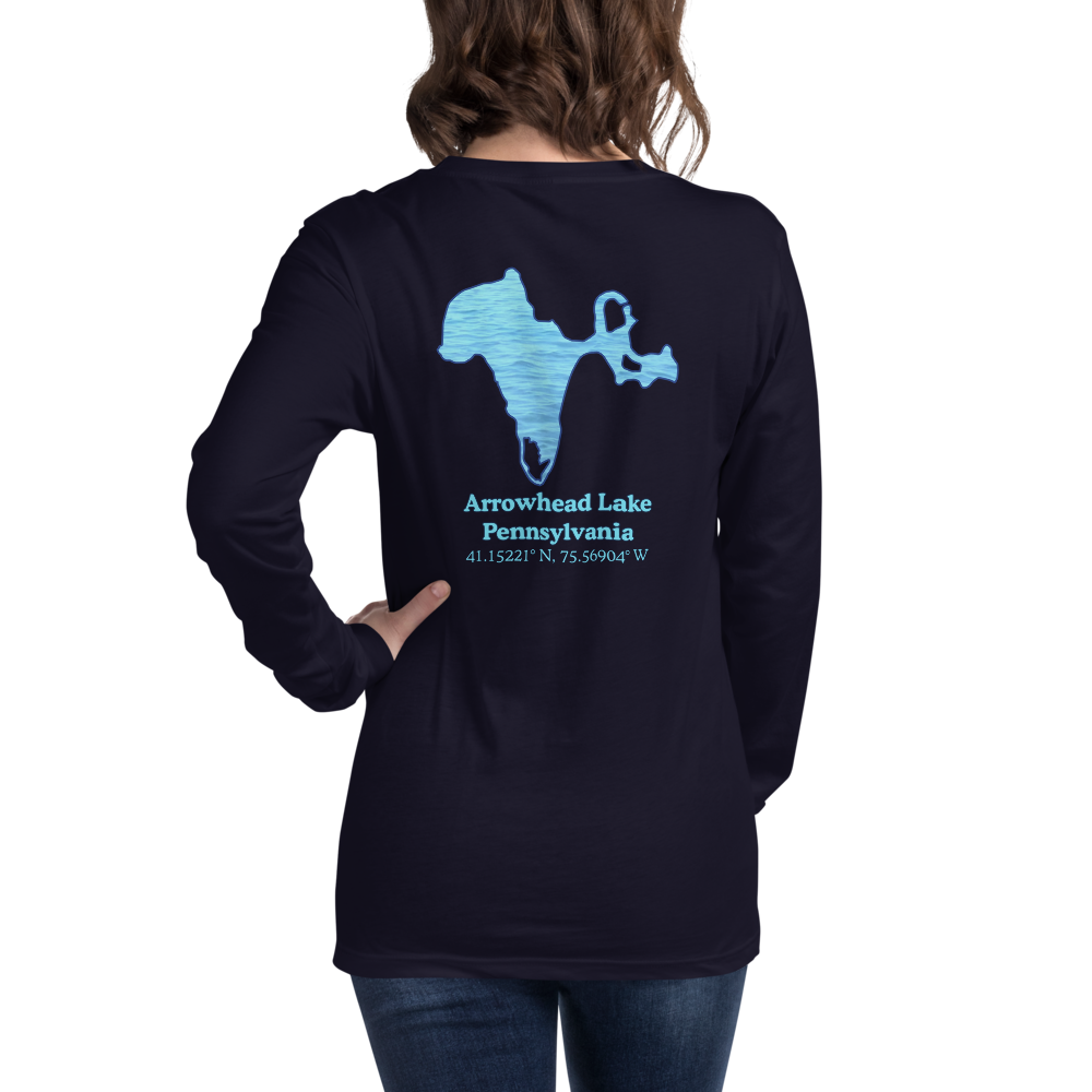 Arrowhead Lake Long Sleeve Unisex T-shirt