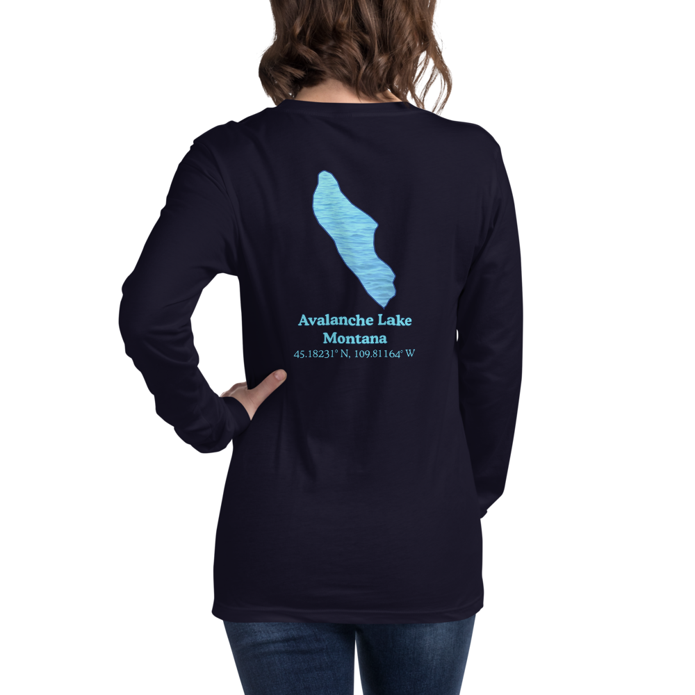Avalanche Lake Long Sleeve Unisex T-shirt