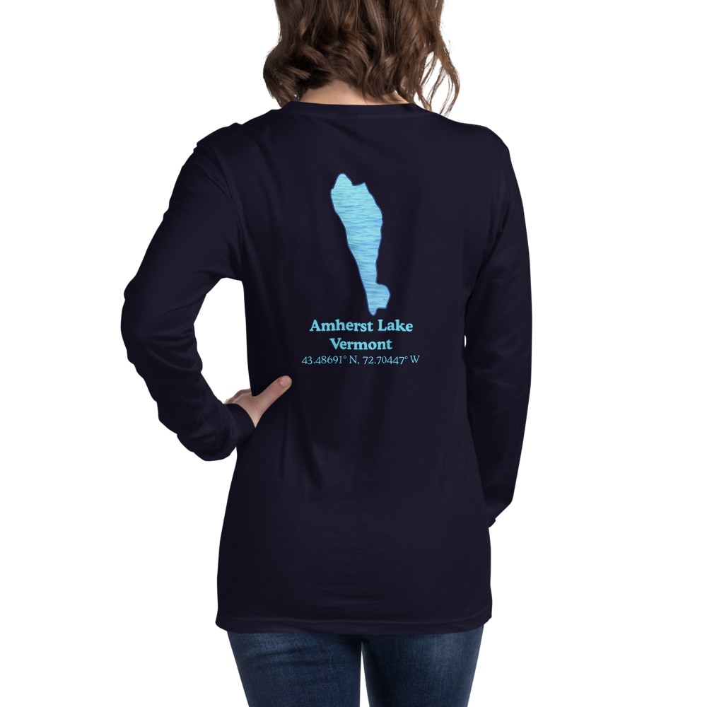 Amherst Lake Long Sleeve Unisex T-shirt