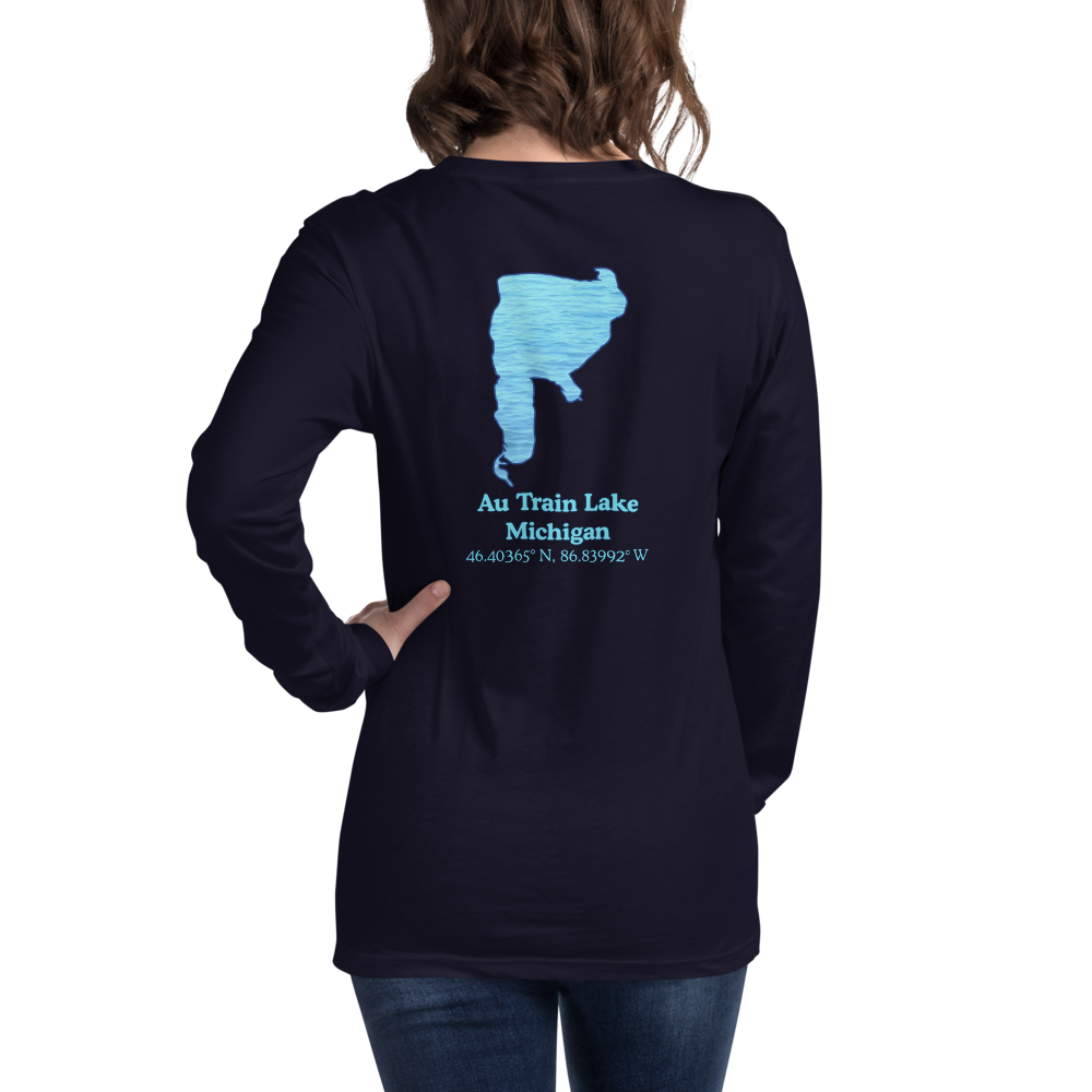 Au Train Lake Long Sleeve Unisex T-shirt