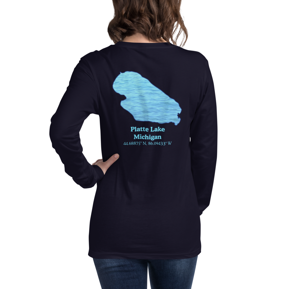 Platte Lake Long Sleeve Unisex T-shirt