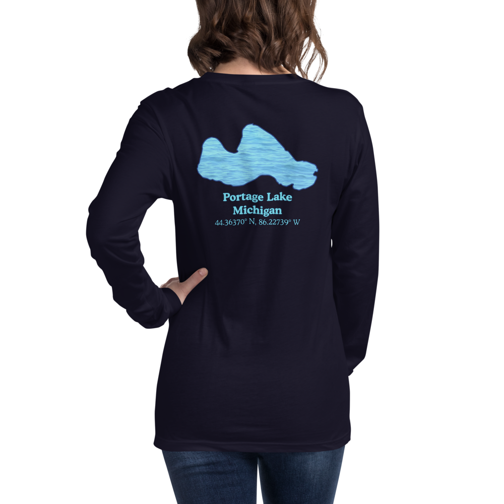 Portage Lake Long Sleeve Unisex T-shirt