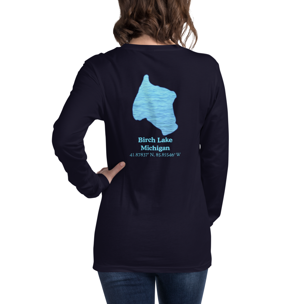 Birch Lake Long Sleeve Unisex T-shirt