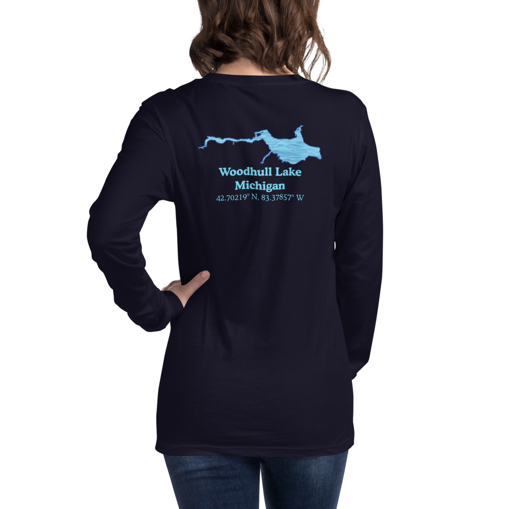 Woodhull Lake Long Sleeve Unisex T-shirt