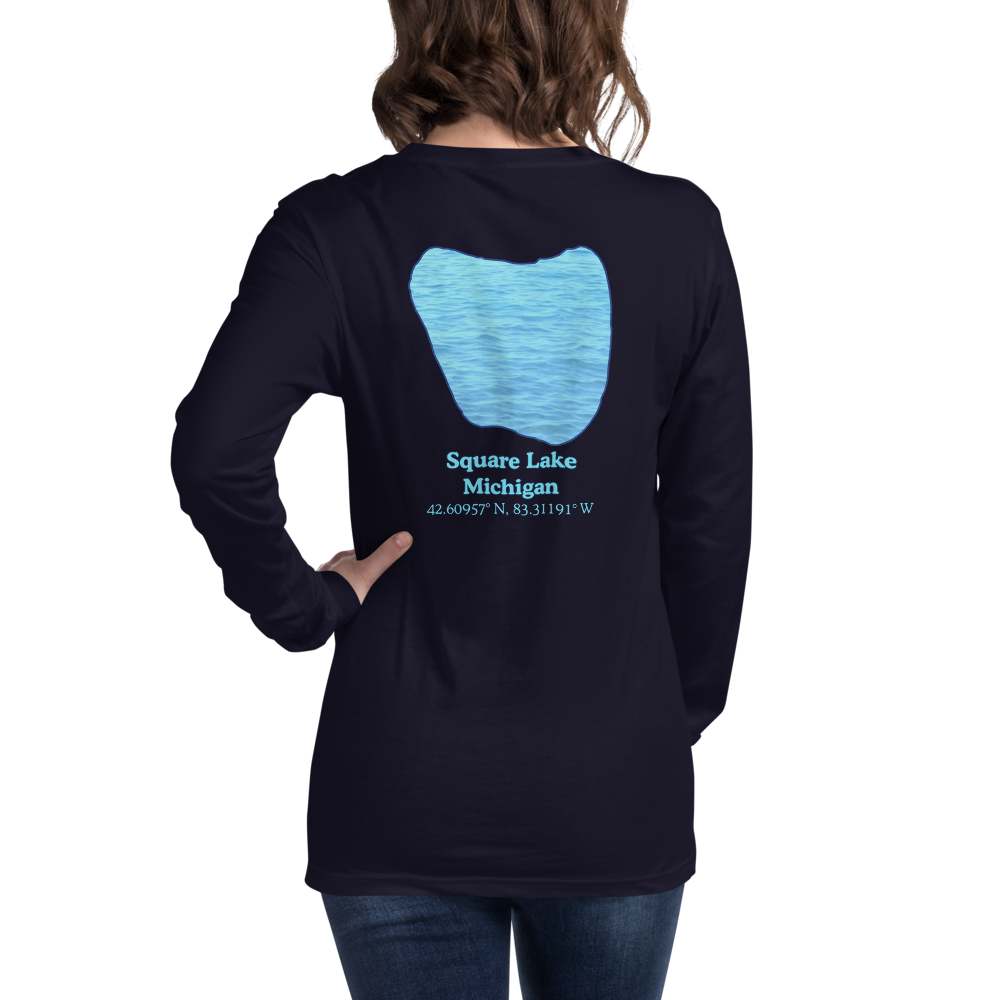 Square Lake Long Sleeve Unisex T-shirt