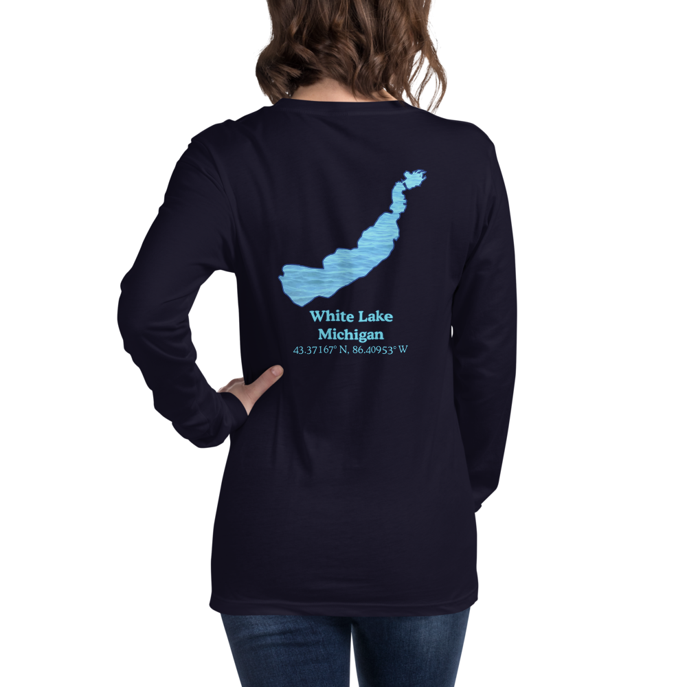White Lake Long Sleeve Unisex T-shirt