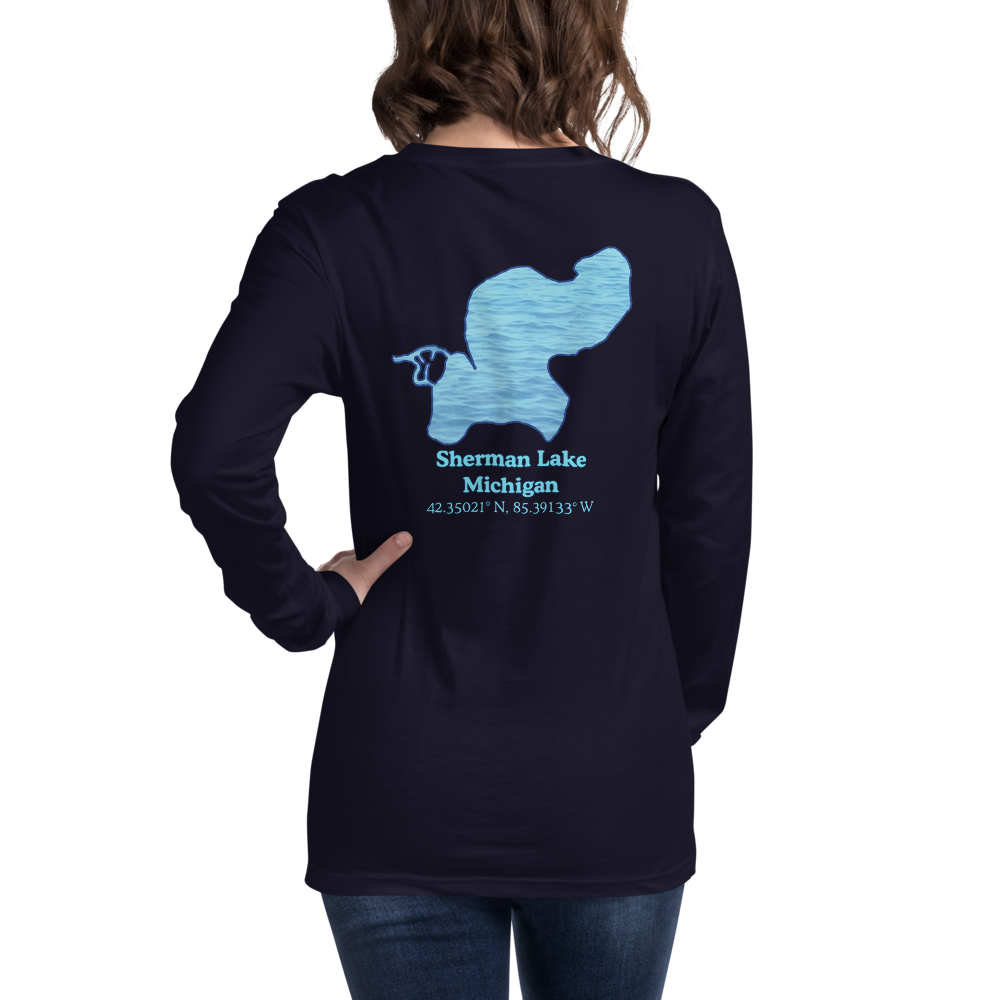 Sherman Lake Long Sleeve Unisex T-shirt