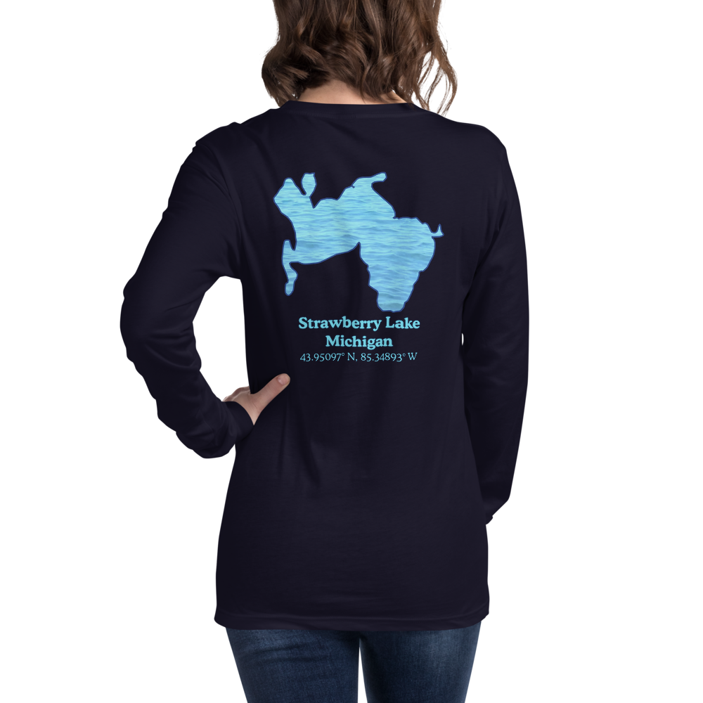 Strawberry Lake Long Sleeve Unisex T-shirt