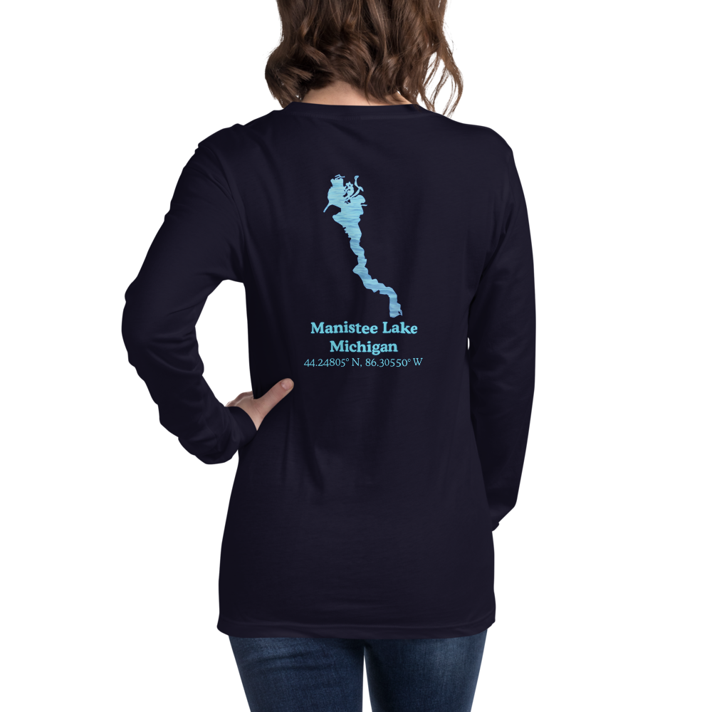 Manistee Lake Long Sleeve Unisex T-shirt
