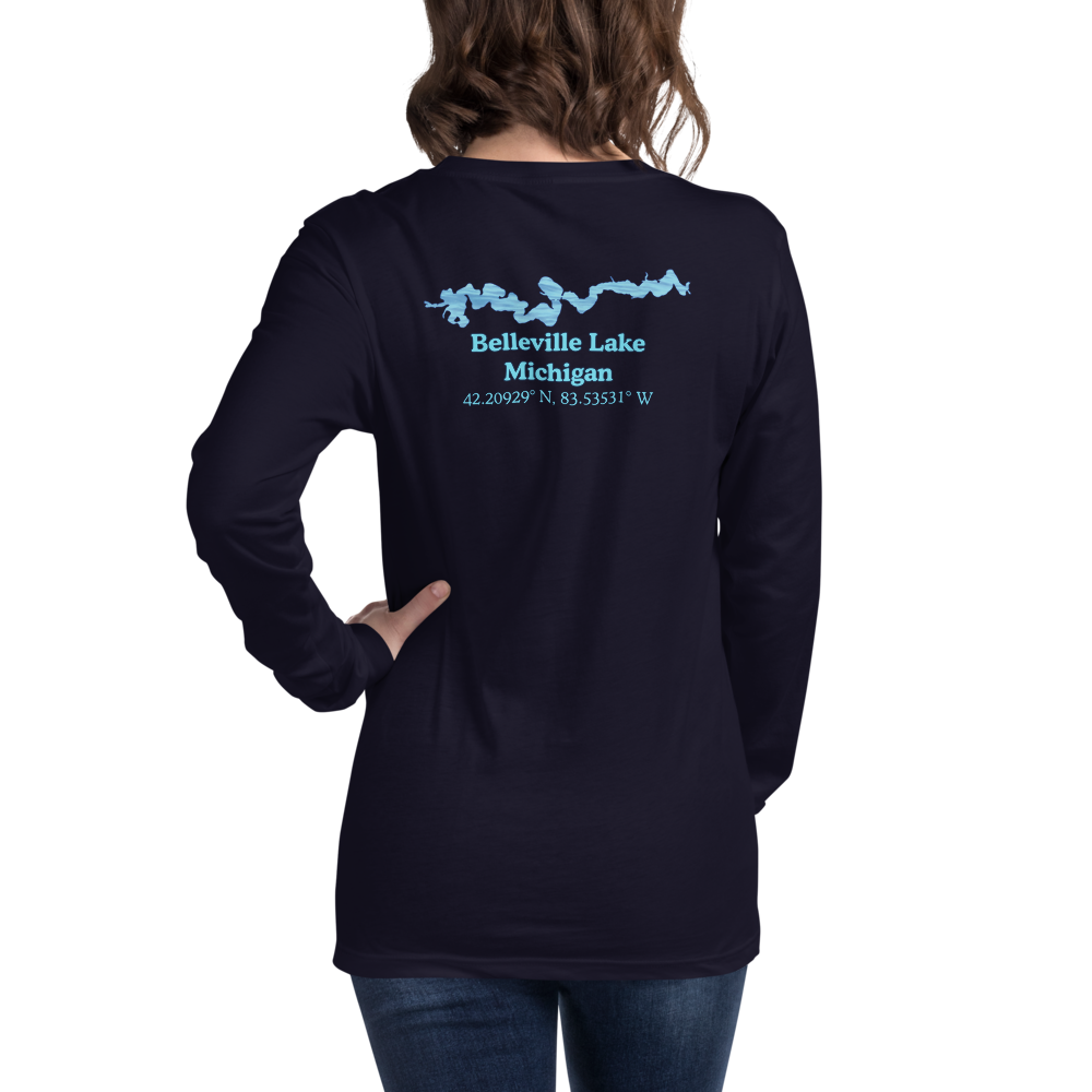 Belleville Lake Long Sleeve Unisex T-shirt