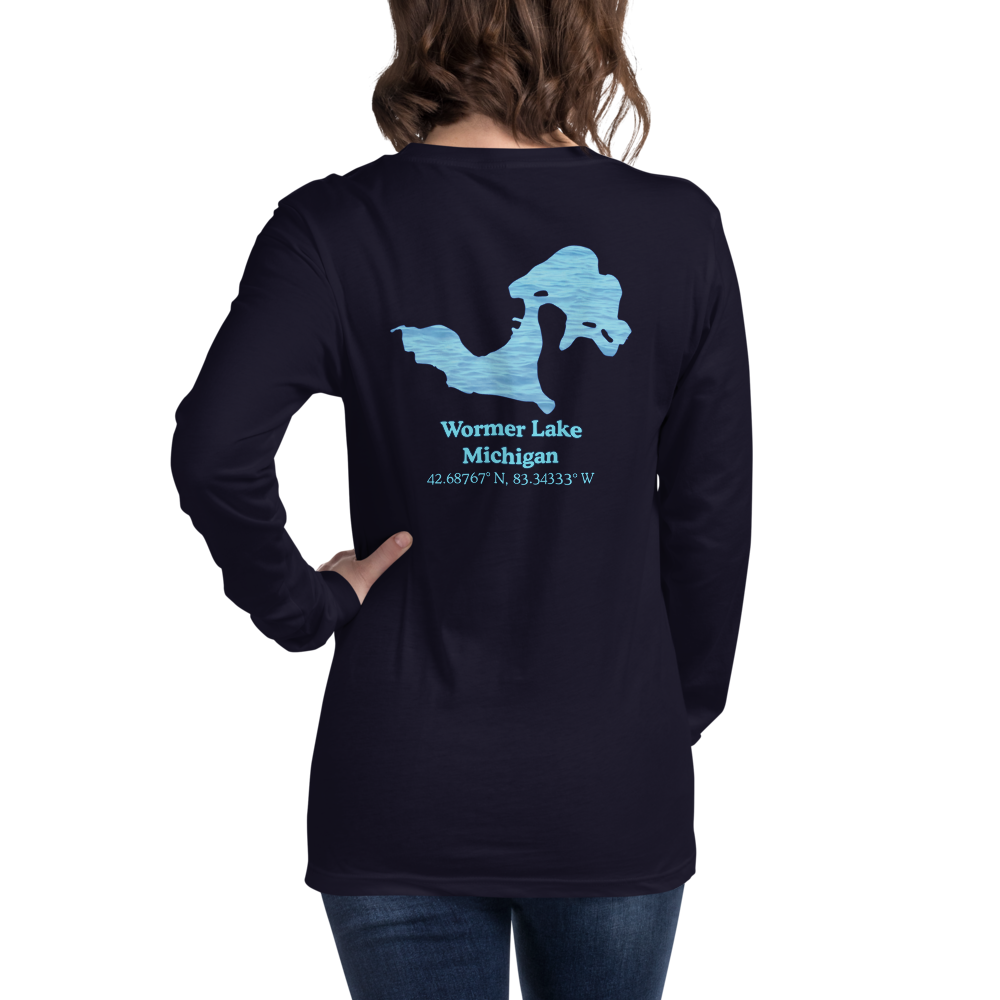 Wormer Lake Long Sleeve Unisex T-shirt
