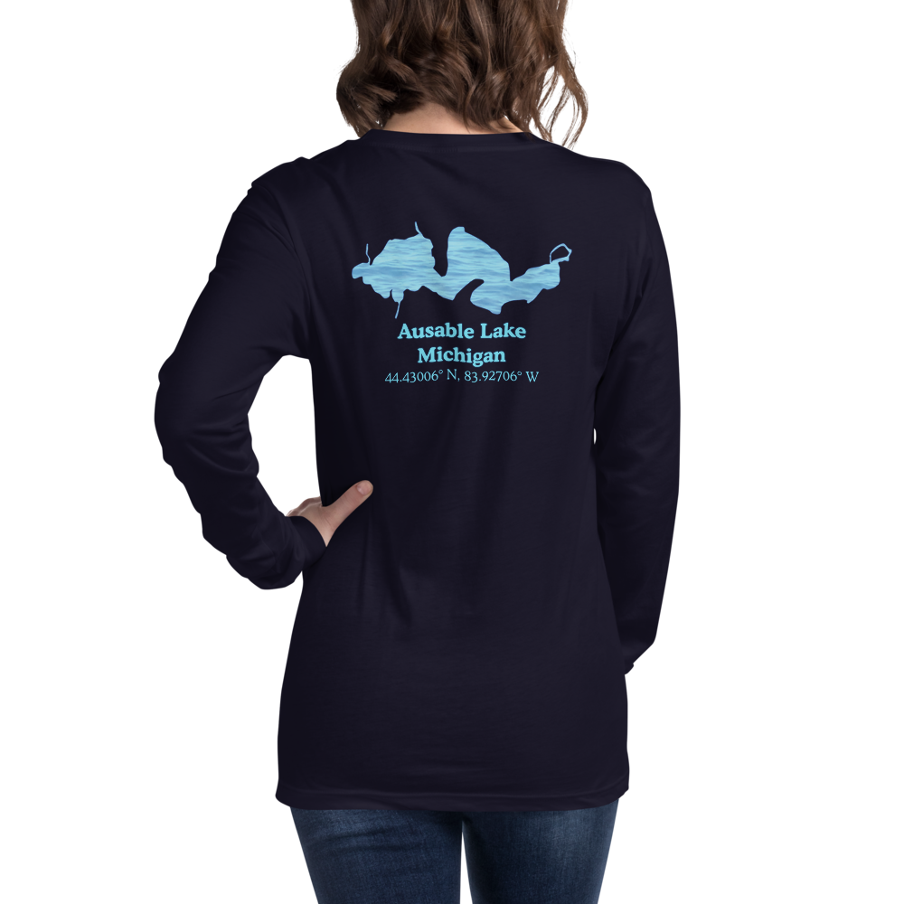 Ausable Lake Long Sleeve Unisex T-shirt
