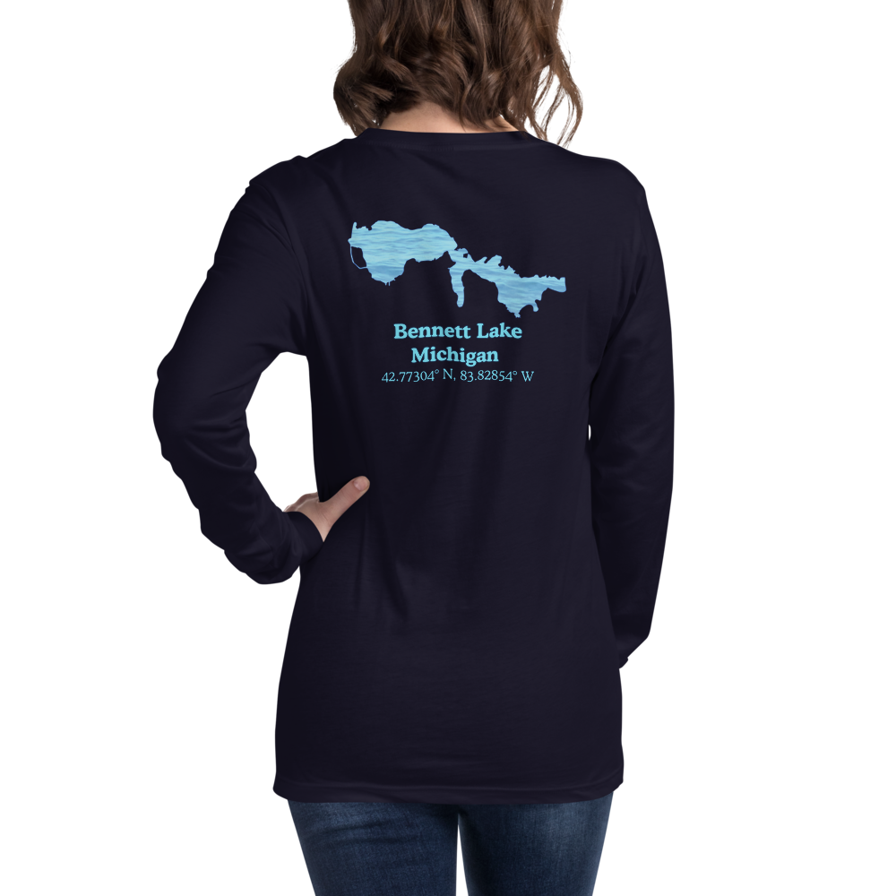 Bennett Lake Long Sleeve Unisex T-shirt