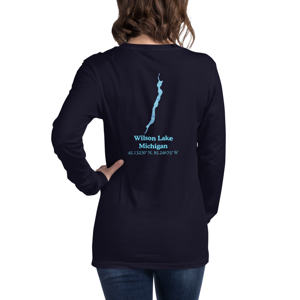 Wilson Lake Long Sleeve Unisex T-shirt