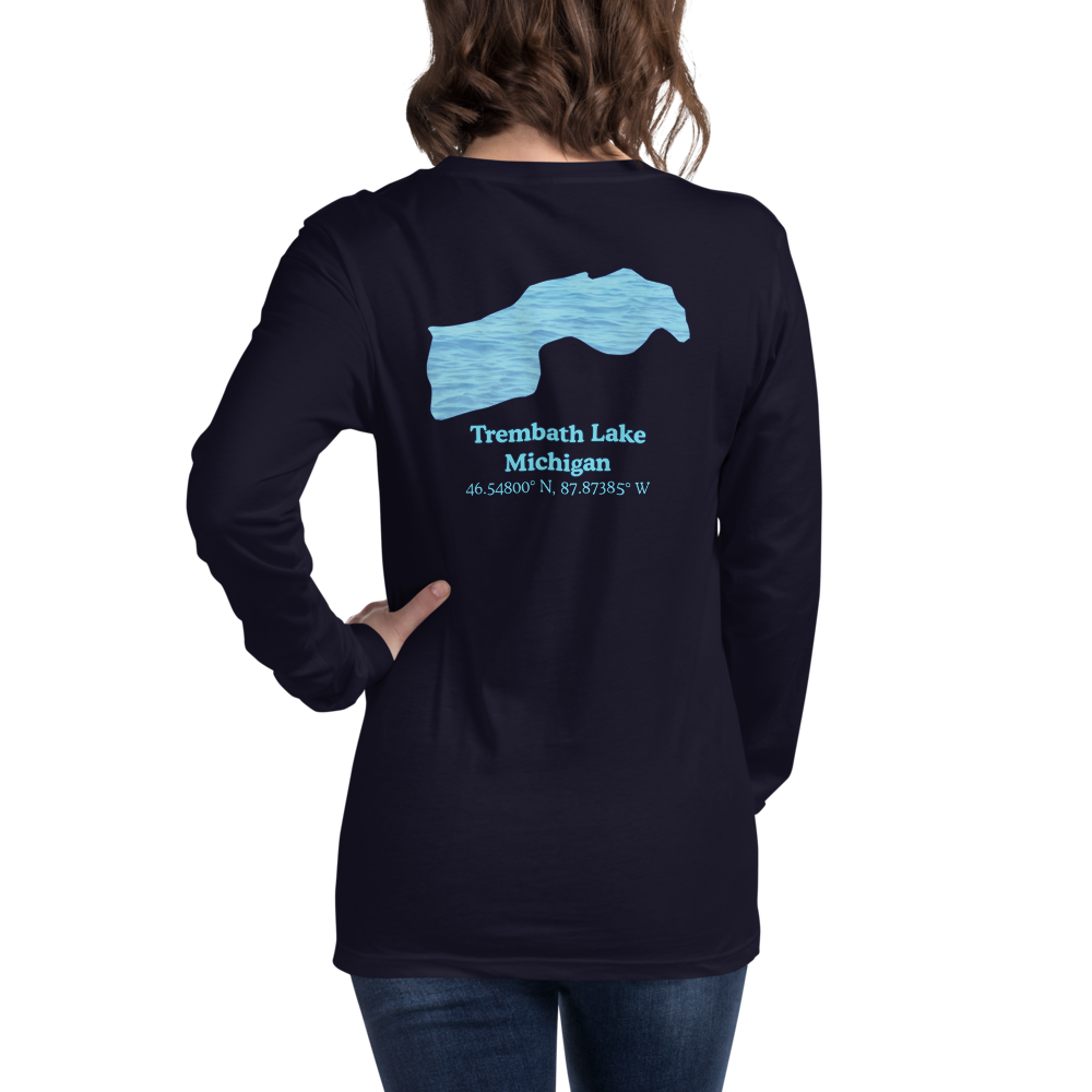 Trembath Lake Long Sleeve Unisex T-shirt