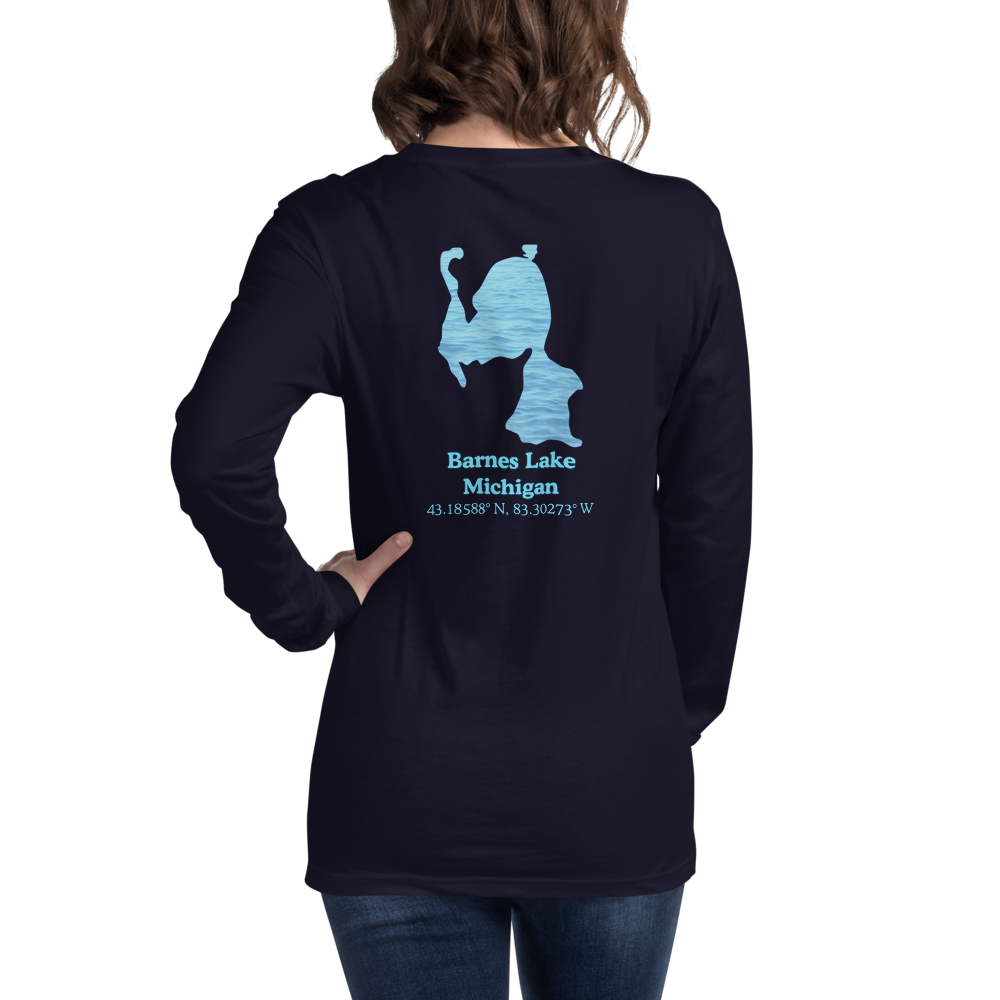 Barnes Lake Long Sleeve Unisex T-shirt