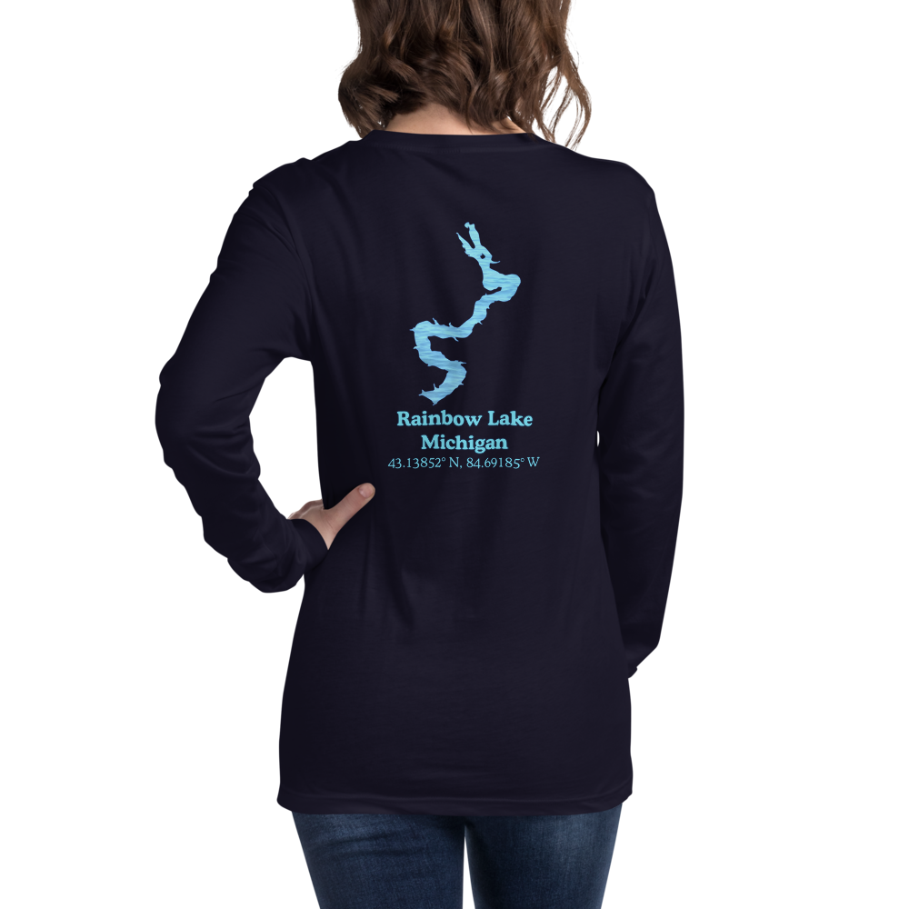 Rainbow Lake Long Sleeve Unisex T-shirt