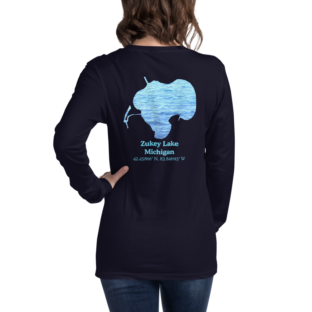 Zukey Lake Long Sleeve Unisex T-shirt