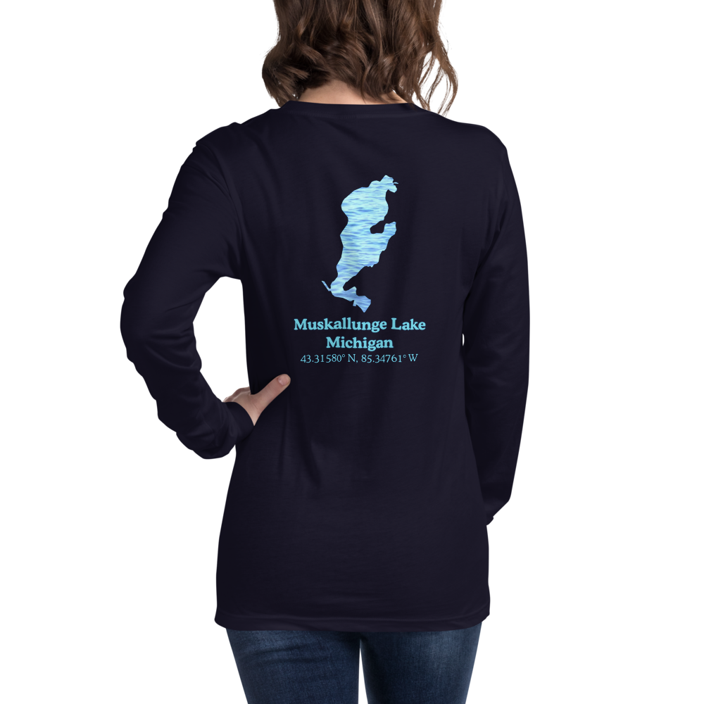 Muskallunge Lake Long Sleeve Unisex T-shirt