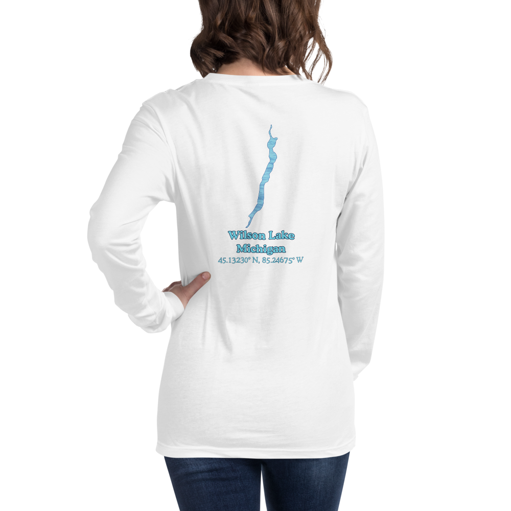 Wilson Lake Long Sleeve Unisex T-shirt