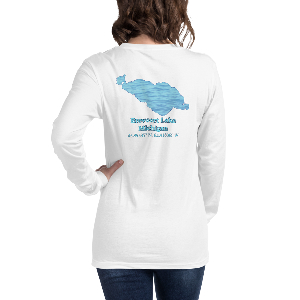 Brevoort Lake Long Sleeve Unisex T-shirt