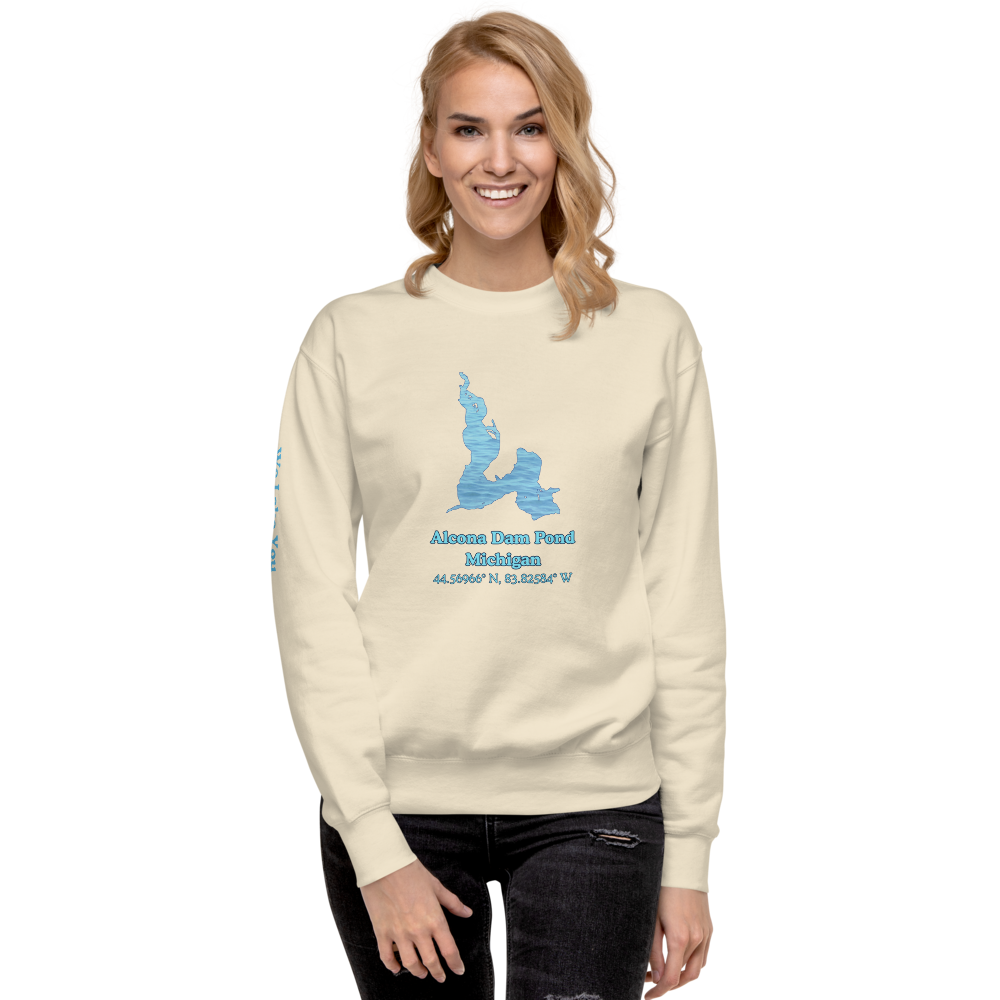 Alcona Dam Pond Premium Unisex Sweatshirt